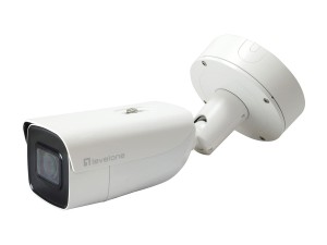 Kamera IP LevelOne 4xZ Bullet Fixed Outdoor 8MP / H.265 / IR / 19W / PoE / IP67