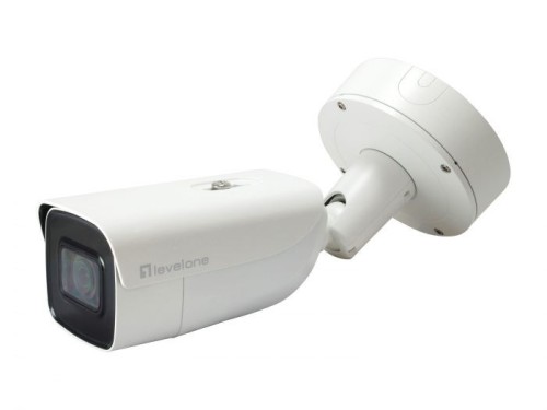 Kamera LevelOne IPCam 4xZ Bullet Fix Out 6MP H.265 IR 18 W PoE IP67 - 2973056