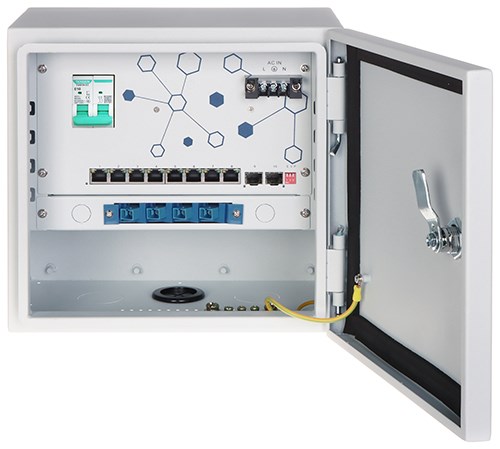 Zewnętrzny punkt dystrybucji kamer Expert-PoE/OTD-82GSFP 8 PoE + 2 x SFP - 2996517