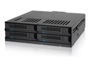 Stacja dokująca Icy Dock MB324SP-B, 0 TB, Serial ATA, Serial ATA II, Serial ATA III, Serial Attached SCSI (SAS), 440 g, Komputer stacjonarny