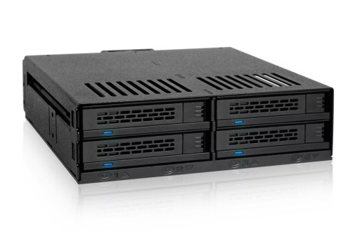 Stacja dokująca Icy Dock MB324SP-B, 0 TB, Serial ATA, Serial ATA II, Serial ATA III, Serial Attached SCSI (SAS), 440 g, Komputer stacjonarny - 2973481