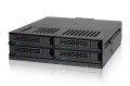 Stacja dokująca Icy Dock MB324SP-B, 0 TB, Serial ATA, Serial ATA II, Serial ATA III, Serial Attached SCSI (SAS), 440 g, Komputer stacjonarny - 2973479