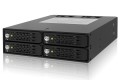 Płyta montażowa IcyDock 4x6,3cm SATAI-III/SAS w 1x5,25" HDD/SSD - 3033198
