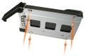 Płyta montażowa IcyDock 4x6,3cm SATAI-III/SAS w 1x5,25" HDD/SSD - 3033204