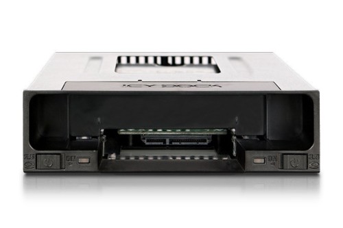 Icy Dock MB795SP-B panel drive bay 2,5/3,5" Taca napędu pamięci masowej Czarny - 3033237