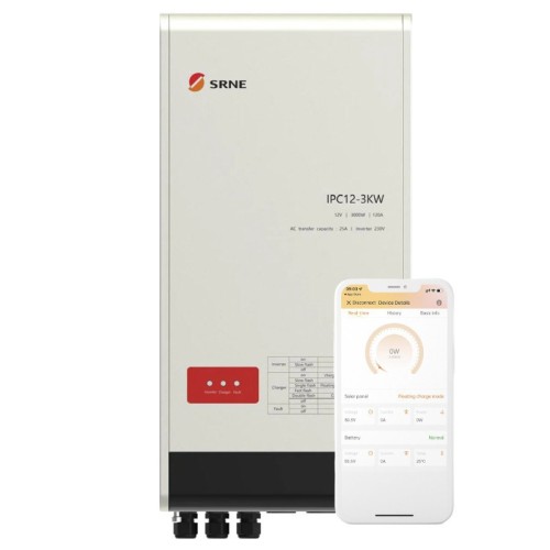 Inwerter jednofazowy / ładowarka SRNE 3kW IPC12-3kW - 2973979