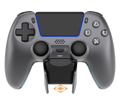 Deltaco Gaming GAM-199-STEELGRAY kontroler gier Szary, Metaliczny, Stal Bluetooth/USB Gamepad PlayStation 5, Android, iOS - 2974214