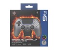 Deltaco Gaming GAM-199-STEELGRAY kontroler gier Szary, Metaliczny, Stal Bluetooth/USB Gamepad PlayStation 5, Android, iOS - 2974219