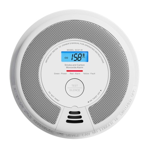 X-Sense SC07-W detektor dymu Detektor tlenku węgla Interconnectable Bezprzewodowy - 3033725