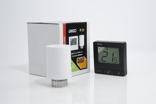 ENGO Controls Inteligentny zestaw ogrzewania (E25-BATB-4 + ETRV-M30) - 2974612