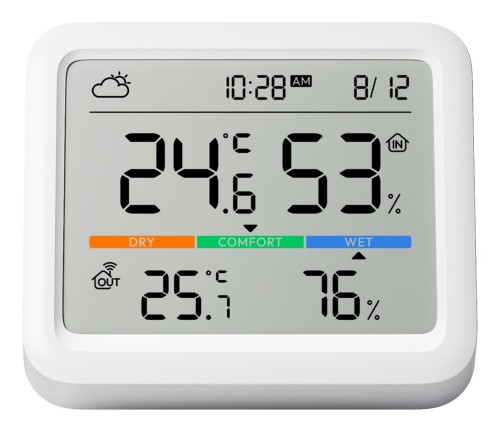 SwitchBot Meter Pro Biały LCD Bateria - 2974655