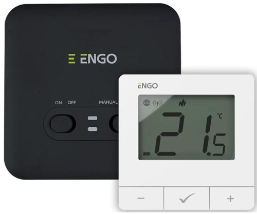 Regulator temperatury ENGO Controls E20i-W bezprzewodowy, bateryjny, Wi-Fi, Internetowy, biały, 868MHz - 2974688