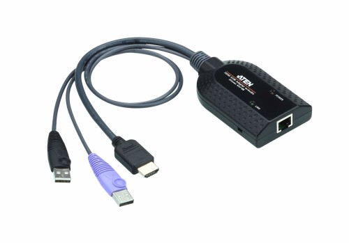 ATEN KA7188-AX kabel KVM Czarny, Metaliczny, Fioletowy - 2974796