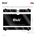 CLUB3D CSV-1383 rozgałęziacz telewizyjny HDMI 8x HDMI - 3033849