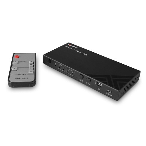 Lindy 38313 przełącznik macierzy Przełącznik matrycowy AV 6,2 W - 2974980