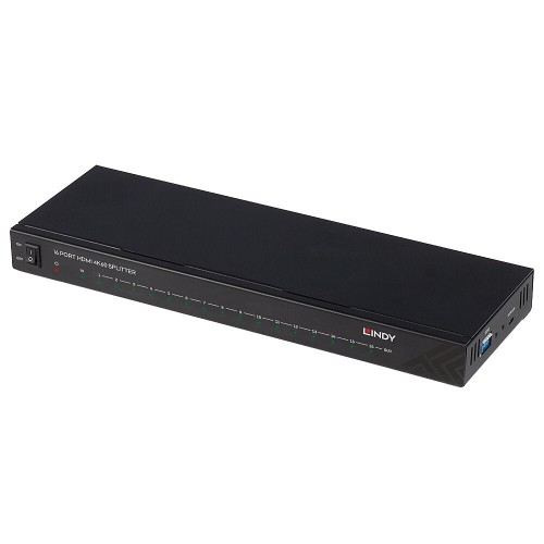 Lindy 38239 rozgałęziacz telewizyjny HDMI 16x HDMI - 3033902