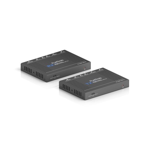 PureTools PT-HDBT-200 przedłużacz AV Nadajnik i odbiornik AV Czarny - 2975083
