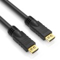 Purelink PureInstall PI1000 o standardowej prędkości z kanałem Ethernet - HDMI z Ethernet - HDMI Typ A (M) do HDMI Typ A (M) - 20.0m - Potrójna izolacja - 2975119