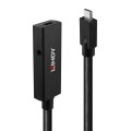 Lindy 43364 kabel USB USB 3.2 Gen 2 (3.1 Gen 2) 5 m USB C 10 Gbit/s Czarny - 3033928