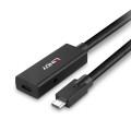 Lindy 43364 kabel USB USB 3.2 Gen 2 (3.1 Gen 2) 5 m USB C 10 Gbit/s Czarny - 3033927