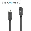 Przedłużacz USB4 Gen2 USB-C M/F pasywny 3m - 2975202