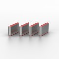 Lindy 40425 bloker portów Blokada portu + klucz USB Type-C Różowy 5 szt. - 2975204