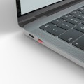 Lindy 40425 bloker portów Blokada portu + klucz USB Type-C Różowy 5 szt. - 2975207