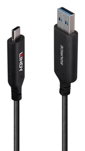 10m Kabel hybrydowy USB 3.2 Gen 1 typu A do C Lindy - 3033943