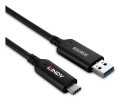 10m Kabel hybrydowy USB 3.2 Gen 1 typu A do C Lindy - 3033946