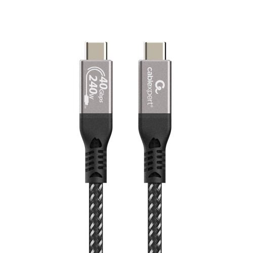 GEMBIRD KABEL DO ŁADOWANIA I TRANSMISJI DANYCH PREMIUM USB 4 TYPE-C 40 GB/S, 240 W, 0.5 M - 3008816