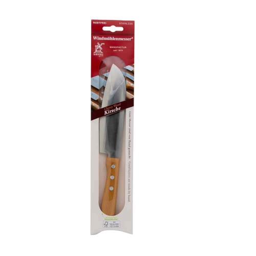 Nóż do wiatraków pasterskich nóż szefa kuchni Santoku-drzewo wiśniowe - 2975427