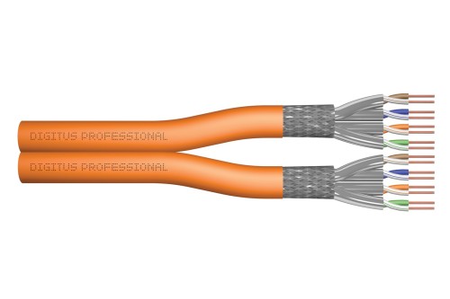 Digitus DK-1745-VH-D-5 kabel sieciowy Pomarańczowy 500 m Cat7 S/FTP (S-STP) - 3034006