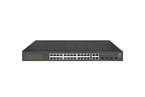 Przełącznik LevelOne Hilbt GB/SL PoE+ 28-portowy 19" 400W 1Gbps - 2976317