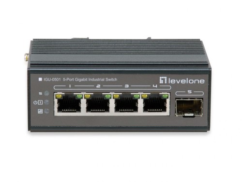 LevelOne IGU-0501 Przełącznik sieciowy Gigabit Ethernet Power over Ethernet - 2976484