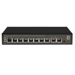Przełącznik LevelOne FE PoE+ 10-portowy/IP30 120W 1Gbps