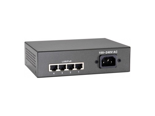 Switch 5-portowy Fast Ethernet PoE+, 4x FE PoE+ (65W) Producent: LEVELONE (FEP-0511) - 2976526