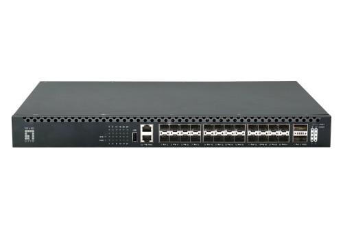 Przełącznik LevelOne 24x10GSFP+/2x 100GQSFP TOR zarządzany L3 1Gbps - 2976522