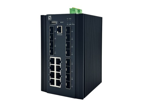 Przełącznik LevelOne 20x GE IGX-2072 8x 1GbE 8x 2.5GbE SFP+ sw - 2976573
