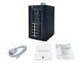 LevelOne Industrial L2+ Managed Switch 20-portowy/IP40+DIN 2,5 Gb/s - 2976562