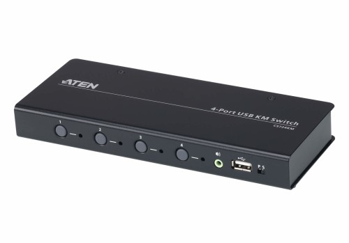 ATEN CS724KM-AT przełącznik KVM Czarny - 3034469