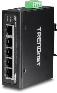 TRENDnet Industrie Switch  5 Port Gbit IP30 DIN-Rail  Metall