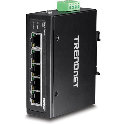 TRENDnet Industrie Switch  5 Port Gbit IP30 DIN-Rail  Metall - 2976719