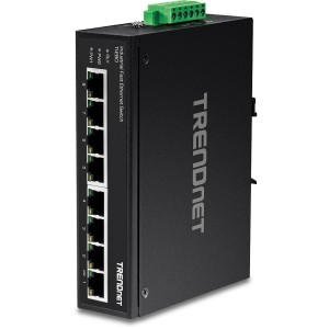 TRENDnet Industrie Switch  8 Port Fast Ethernet  L2 DIN-Rail