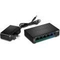 TRENDnet Switch  5 Port Gbit PoE+  32W                Metall - 2976791