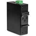 Switch TRENDnet TI-PE50 - niezarządzalny - 4 x 10/100 (PoE+) + 1 x 10/100 - możliwość montażu na szynie DIN, montaż na ścianie - PoE+ (90 W) - DC - 3034497