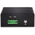 Switch TRENDnet TI-PE50 - niezarządzalny - 4 x 10/100 (PoE+) + 1 x 10/100 - możliwość montażu na szynie DIN, montaż na ścianie - PoE+ (90 W) - DC - 3034496