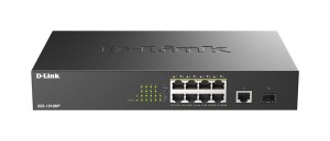 D-Link DGS 1010MP - Switch - niezarządzalny - 8 x PoE++ 1 - Switch - 1 Gbps