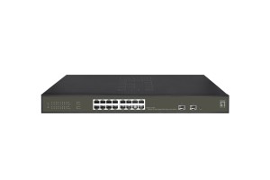 Przełącznik LevelOne Hilbt GB/SL PoE+ 18-portowy 19" 230W 1Gbps