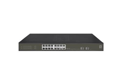 Przełącznik LevelOne Hilbt GB/SL PoE+ 18-portowy 19" 230W 1Gbps - 2976737