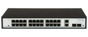 SWITCH POE TC-P3S028 SPEC:G/2422/AT/280 24-PORTOWY SFP TIANDY